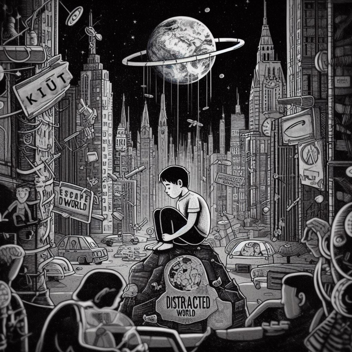 Concept image for Distracted World